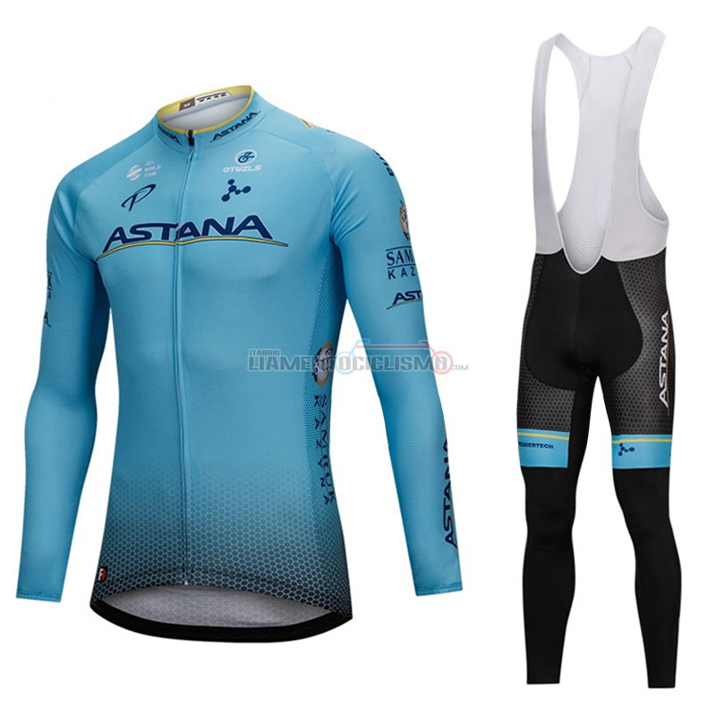 Abbigliamento Ciclismo Astana ML 2018 Blu